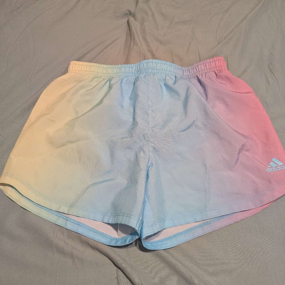 Girls Adidas running shorts